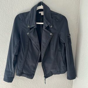 Peyton Jensen moto jacket - adorable!!! Purchased from Evereve